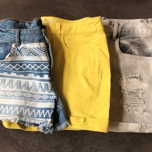 Forever 21 Daisy Dukes X 3